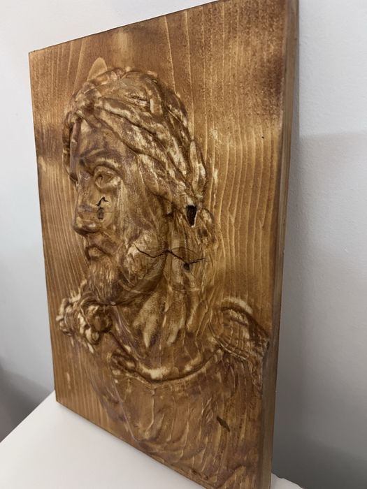 Icoana sculptata Iisus Hristos