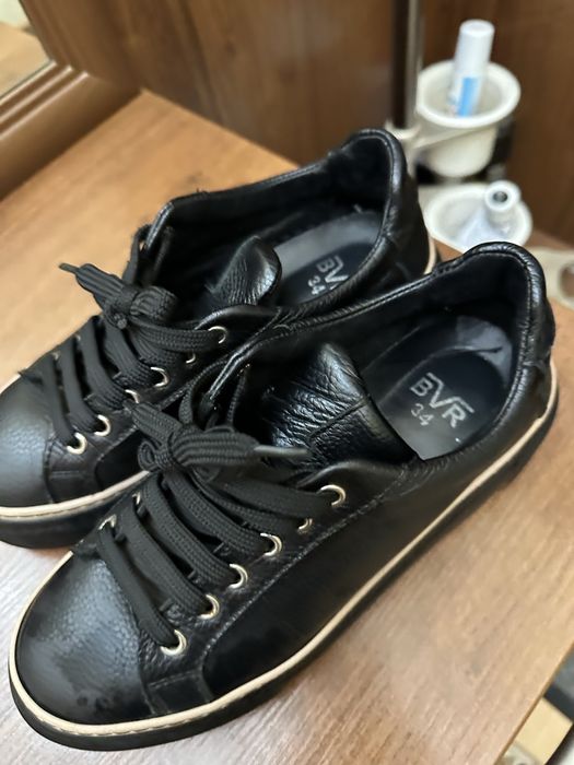 Осенний обувь натуральная кожа