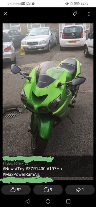 Kawasaki Ninja ZZR 1400!