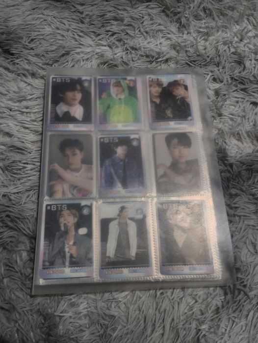 Альбом K-pop с картами и протекторами