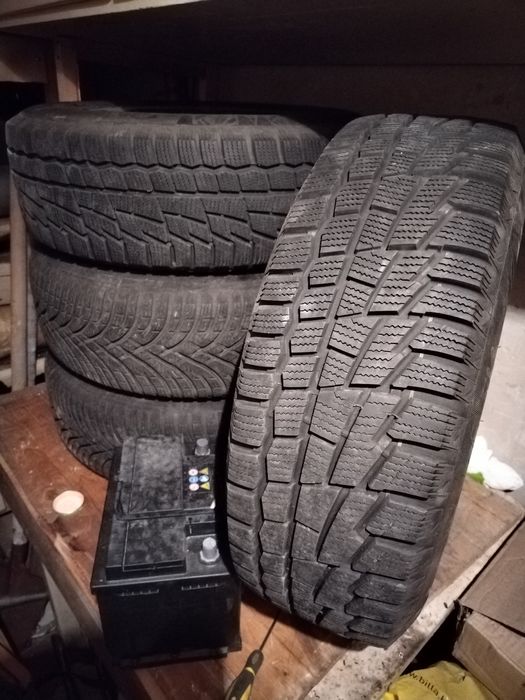 4бр. Джанти 15цола със зимни гуми 195/65/15 за BMW