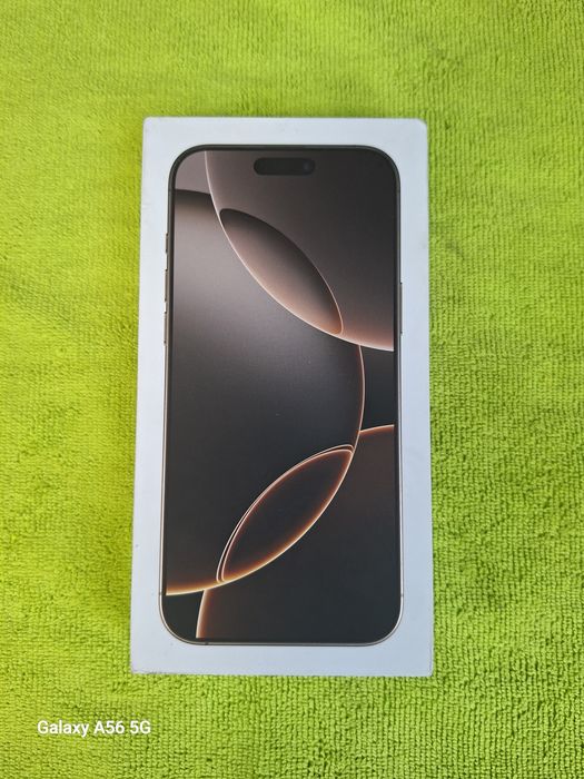 Vând/Schimb IPhone 16 Pro Max 5g Gold ca Nou Fulbox Liber