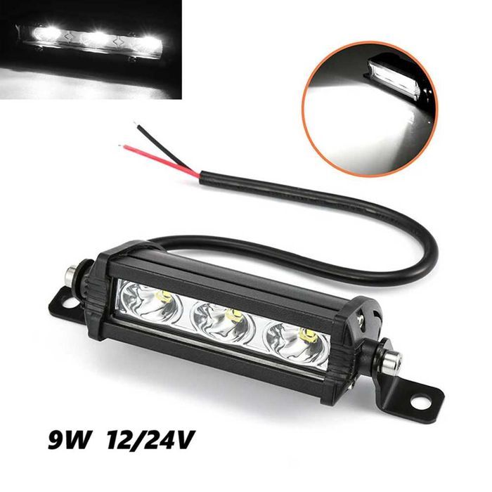 Мини 9W LED бар за осветление с 3 диода - 12/24V