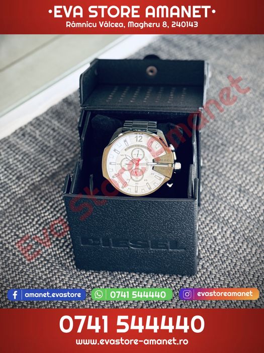 Ceas barbati Diesel Mega Chief DZ-4478 51-59mm Cristal Mineral