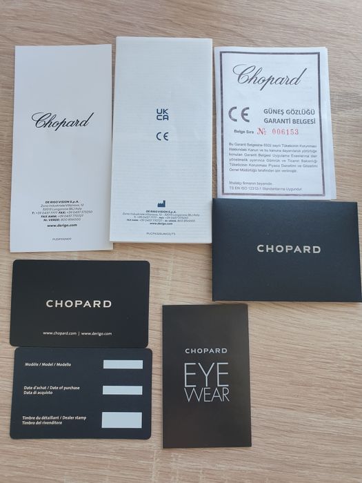 Солцезащитные очки  Chopard оригинал привезли с Италии