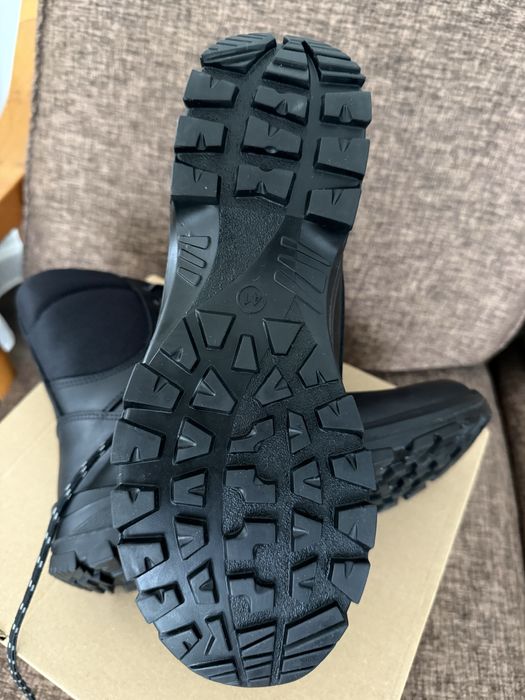 Bocanci tactici din piele naturala