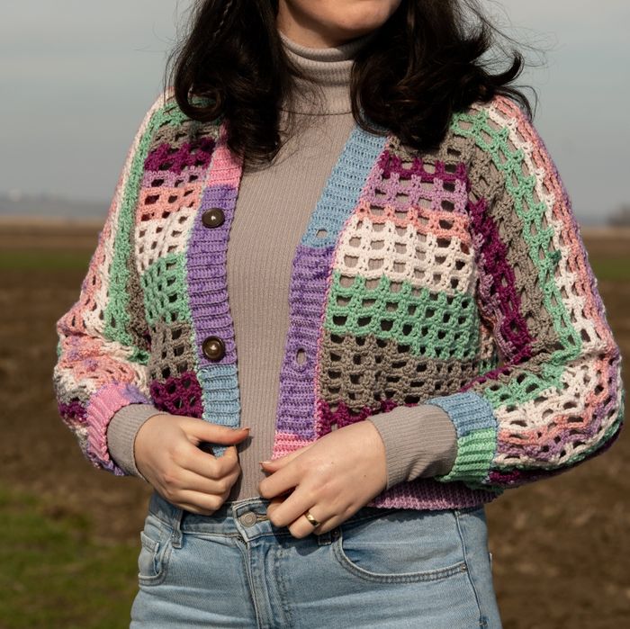 Cardigan croșetat