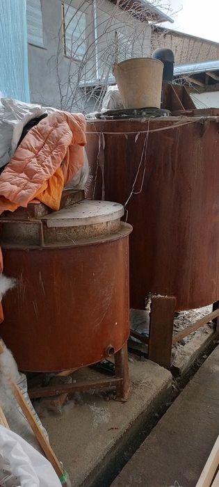 Бочка мешалка sovun va mator moyi ishlab chiqarish uchun bochka