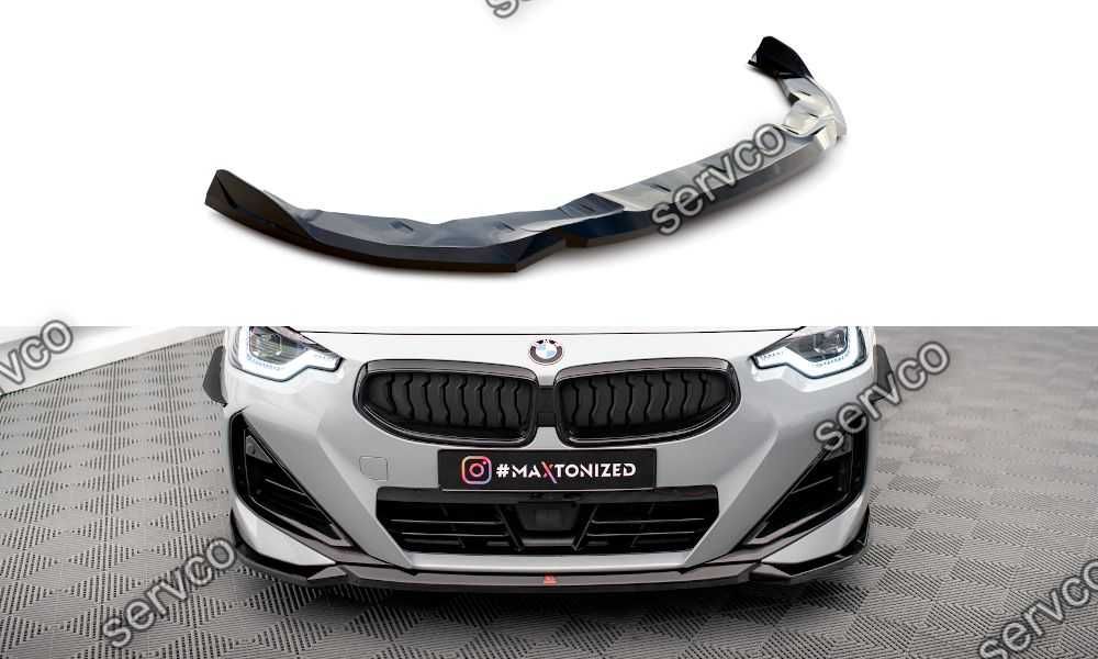 Prelungire splitter bara fata Bmw Seria 2 Coupe M-Pack M240i G42 2021- v1 - Maxton Design