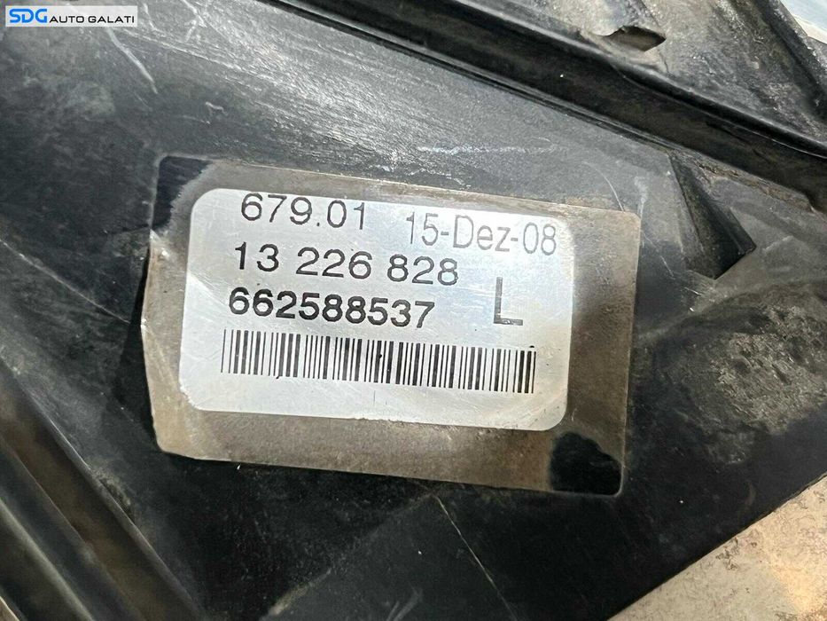 Proiector Ceata Stanga Opel Insignia A 2008 - 2016 Cod 13226828 662588537 [LR0504]