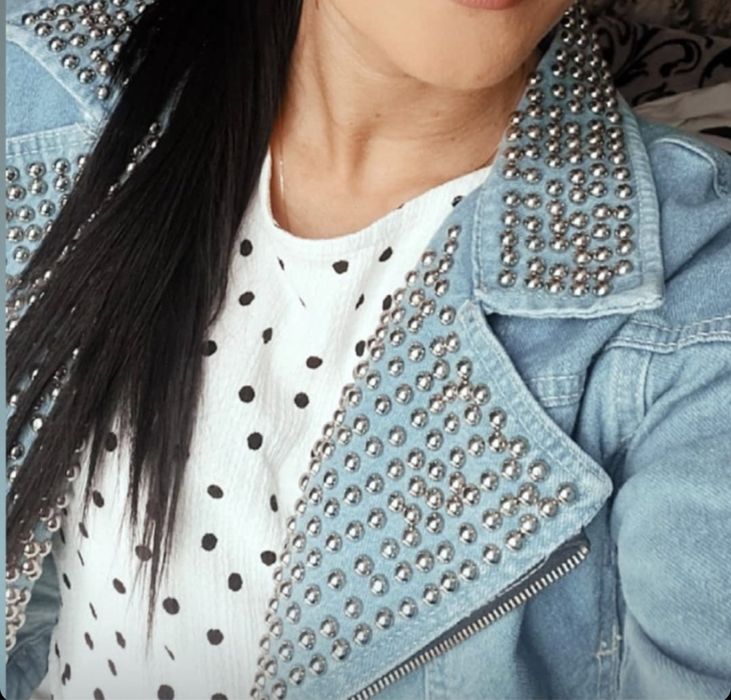 Jacheta de blugi cu capse