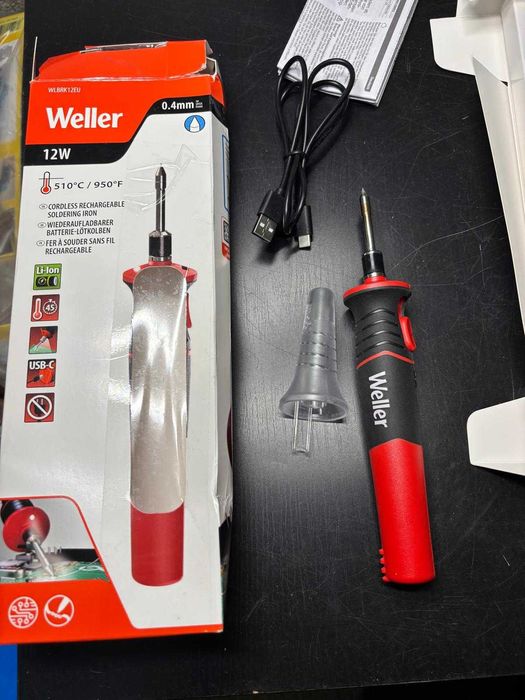 Ciocan de lipit fără fir Weller WLBRK12EU, 12 W, funcționare cu baterii litiu-ion