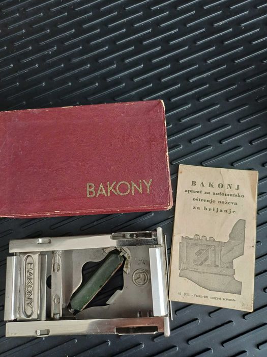aparate vintage de ascutit lame pentru barbierit Allegro si Bakony