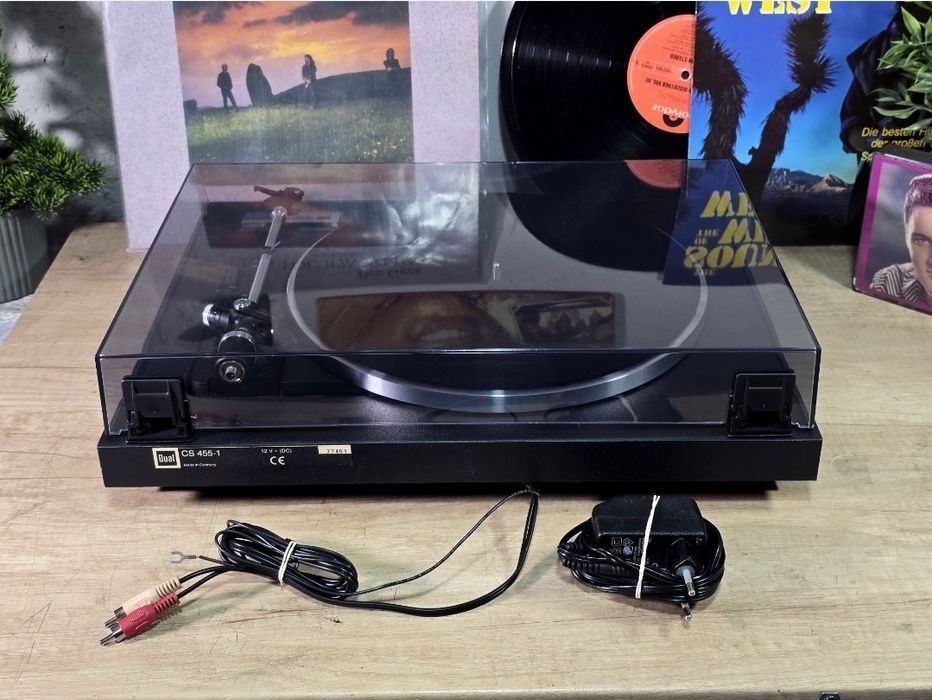 Pick-up DUAL CS-455-1, automatic, ortofon omp10, hifi  retro stereo black