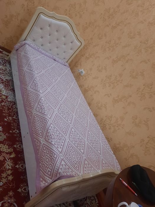 Кровать 2 шт кожа