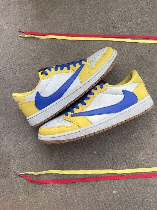 Jordan 1 Travis Canary Yellow