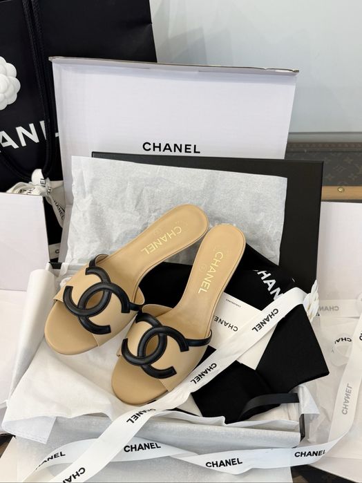 Papuci Chanel | Premium