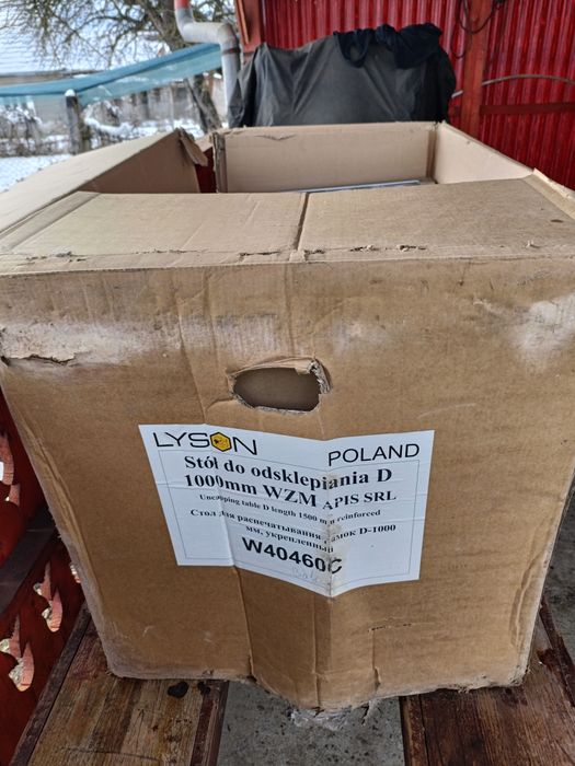 Masă Descăpăcit LYSON 1000mm + Capac Inox