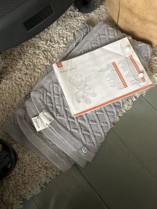 Детска количка Stokke Xplory X + кош за новородено Black