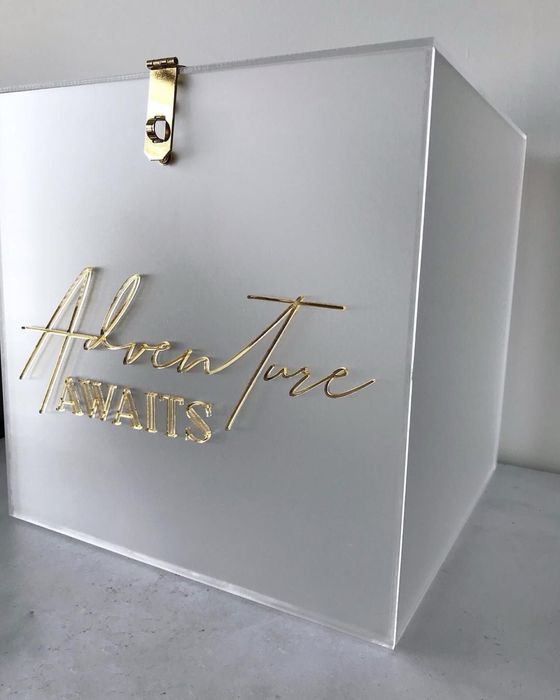 Прозрачные ящики для свадьбы,  мероприятий