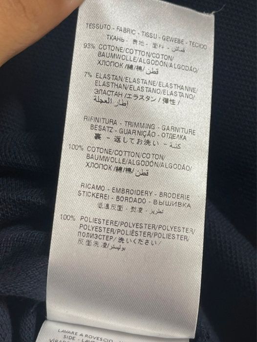 Tricou polo bleumarin barbati - Gucci - XXL - stare foarte buna