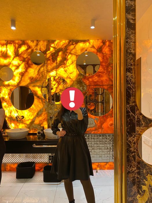 Продам кожаное платье