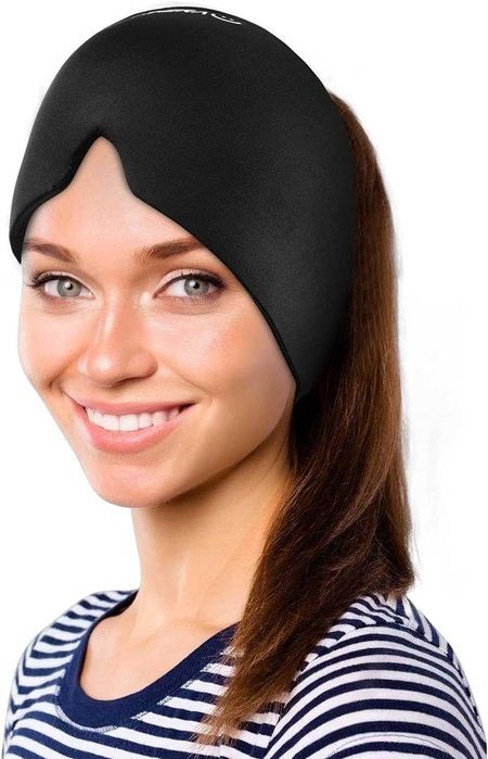 I-THERA-U Леден компрес за глава, шапка за облекчаване на главоболие