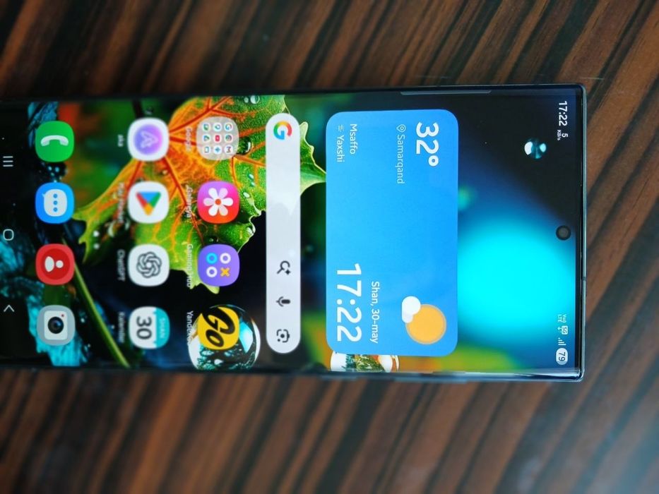 Samsung S22 ultra ishqibozlari uchun idealni A+ holatdagi telefon