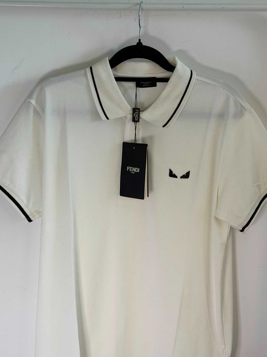 Tricou FENDI alb marimea L