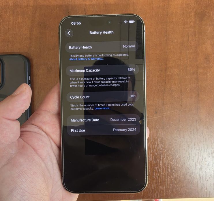 Telefon mobil Apple iPhone 15 Pro Max, 256GB, 5G, Black Titanium