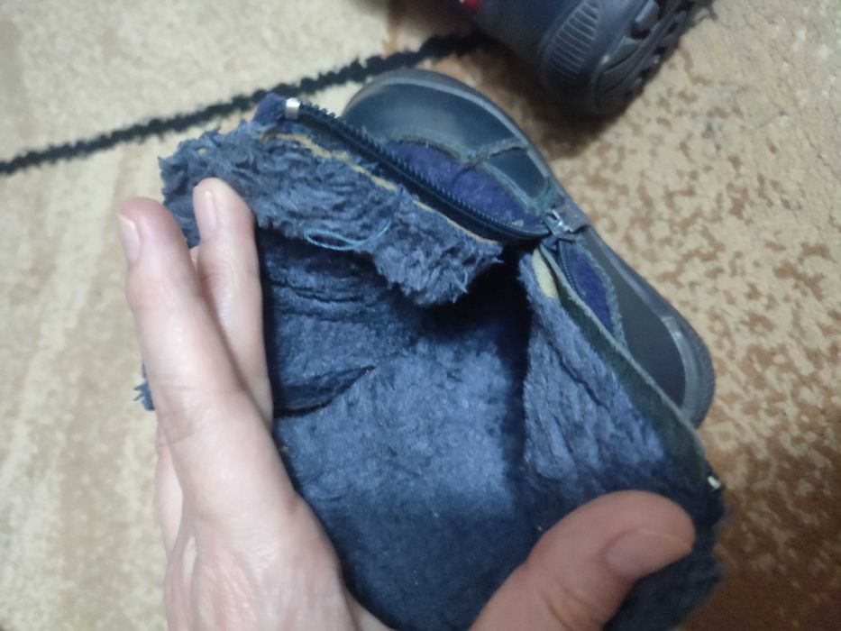 Зимние сапоги детские для мальчика