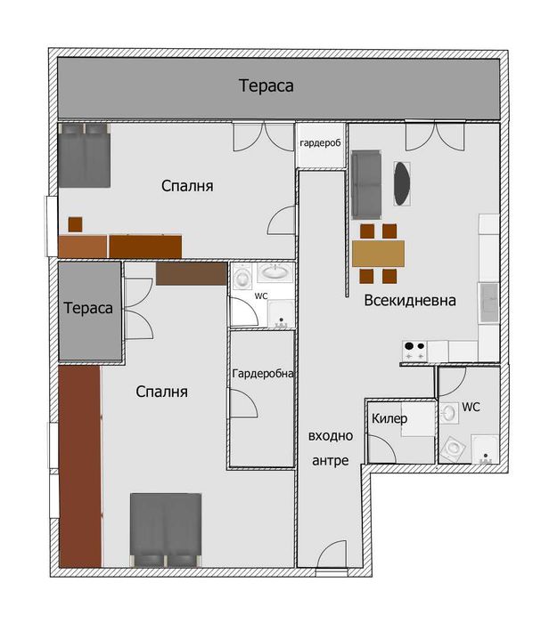 Продава се Тристаен апартамент в Велико Търново, Център - 176 кв.м за 780 €/кв.м - Снимка #13