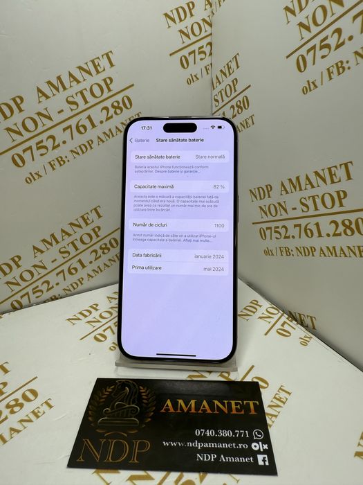 NDP Amanet Braila Iphone 15 Pro(55206)