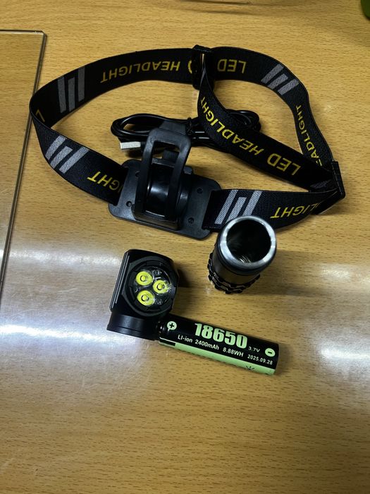 Lanterna de cap 1300 lumeni