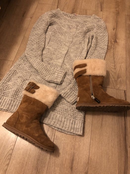 Cizme Ugg maro, imblanite - marimea 36