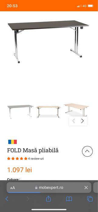 Masa rabatabila Mobexpert