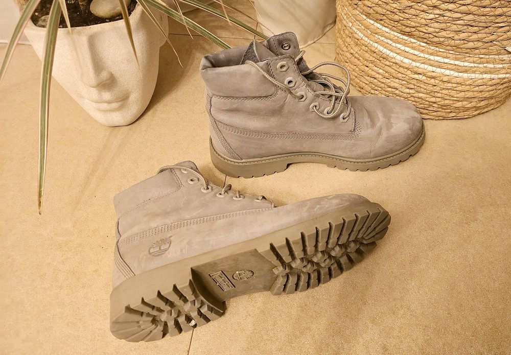 Bocanci Timberland 39.5 piele gri