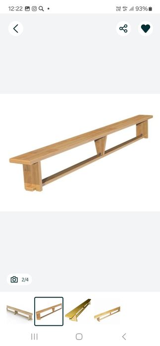 Гимнастический скамейка