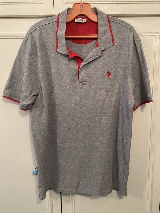 U.S. POLO ASSN тениска в сив меланж