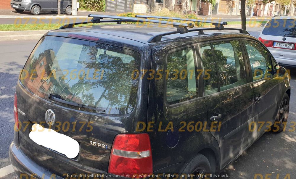 Bare portbagaj VW Touareg Tiguan Touran Sharan Passat Golf ALUMINIU