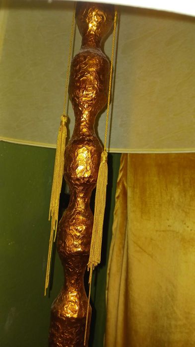 Лампион ,метал,кожа.