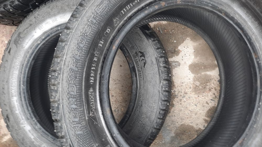 Продам шины шипованные , бу и без дисков