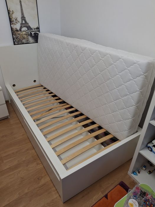 Vand pat Ikea 90x120 cm + saltea