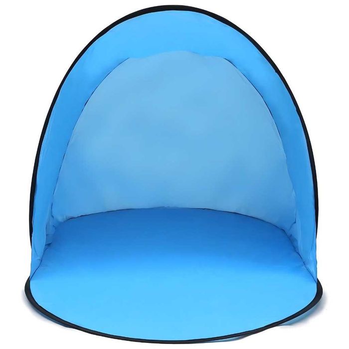 Автоматична плажна палатка с параван, UV защита 30+, 150x150x90 см