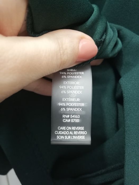 Rochie verde smarald Calvin Klein