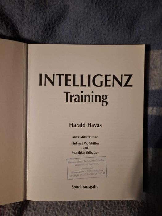 INTELLIGENZ Training – Harald Havas - книги на немски език