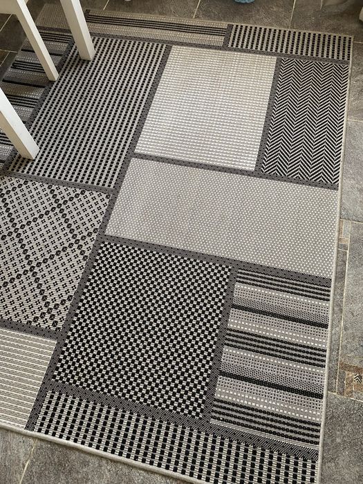 Ковер циновка, серый