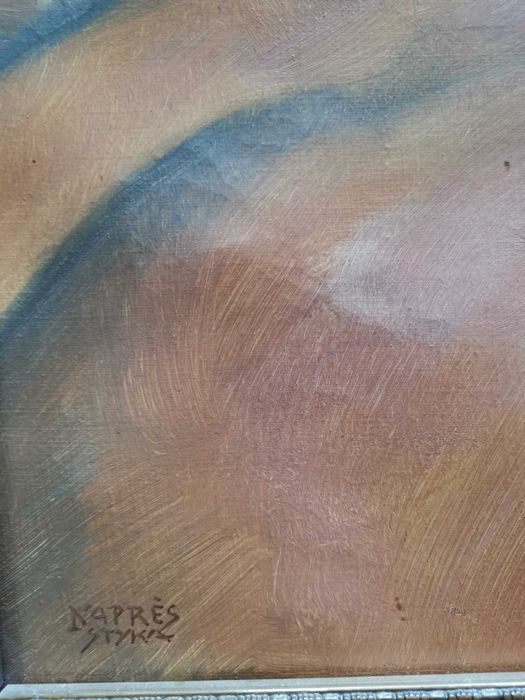 Tablou vechi ulei pe panza