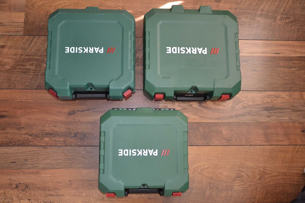 Нови куфари за винтоверти Parkside за 12V и за 20V