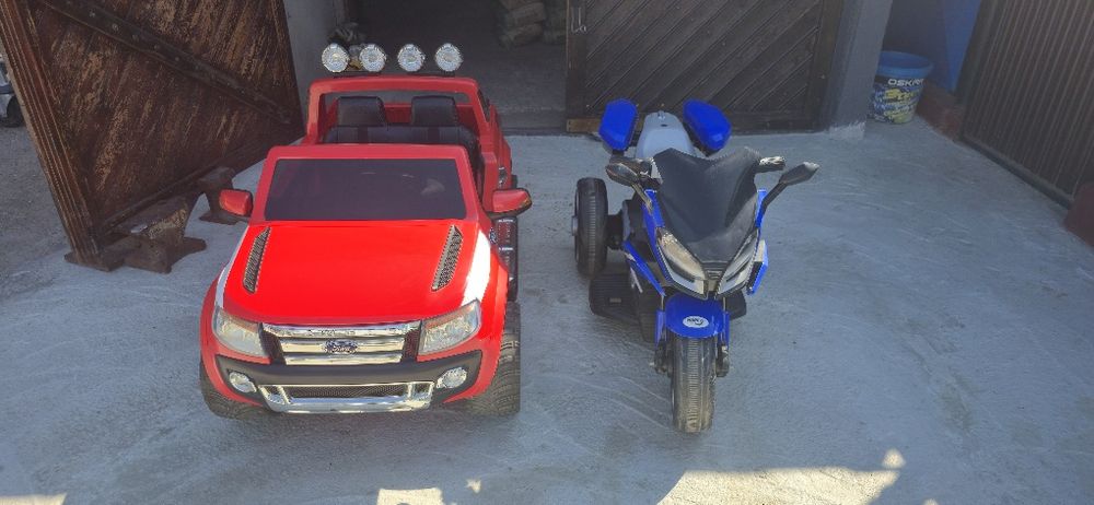 Mașinuță si motocicleta pentru copii